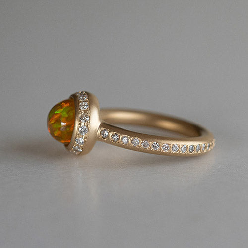 Opal eternal ring