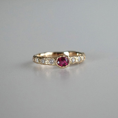 Ruby & diamond ring