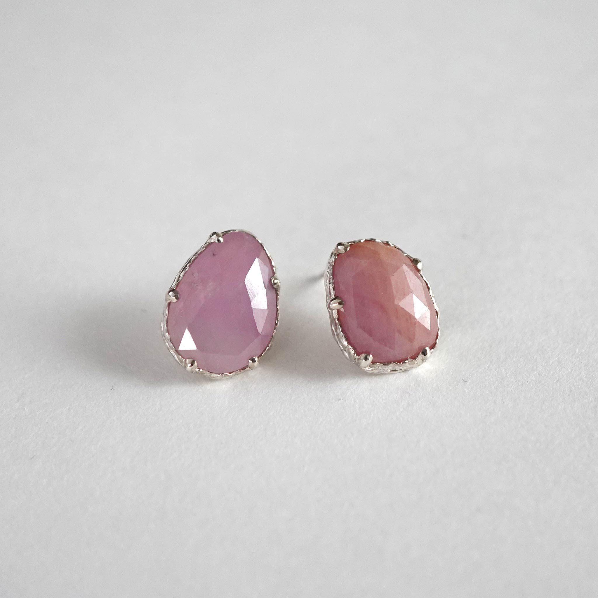 Tierra - pink sapphire pierces – SHINDO HARUKA